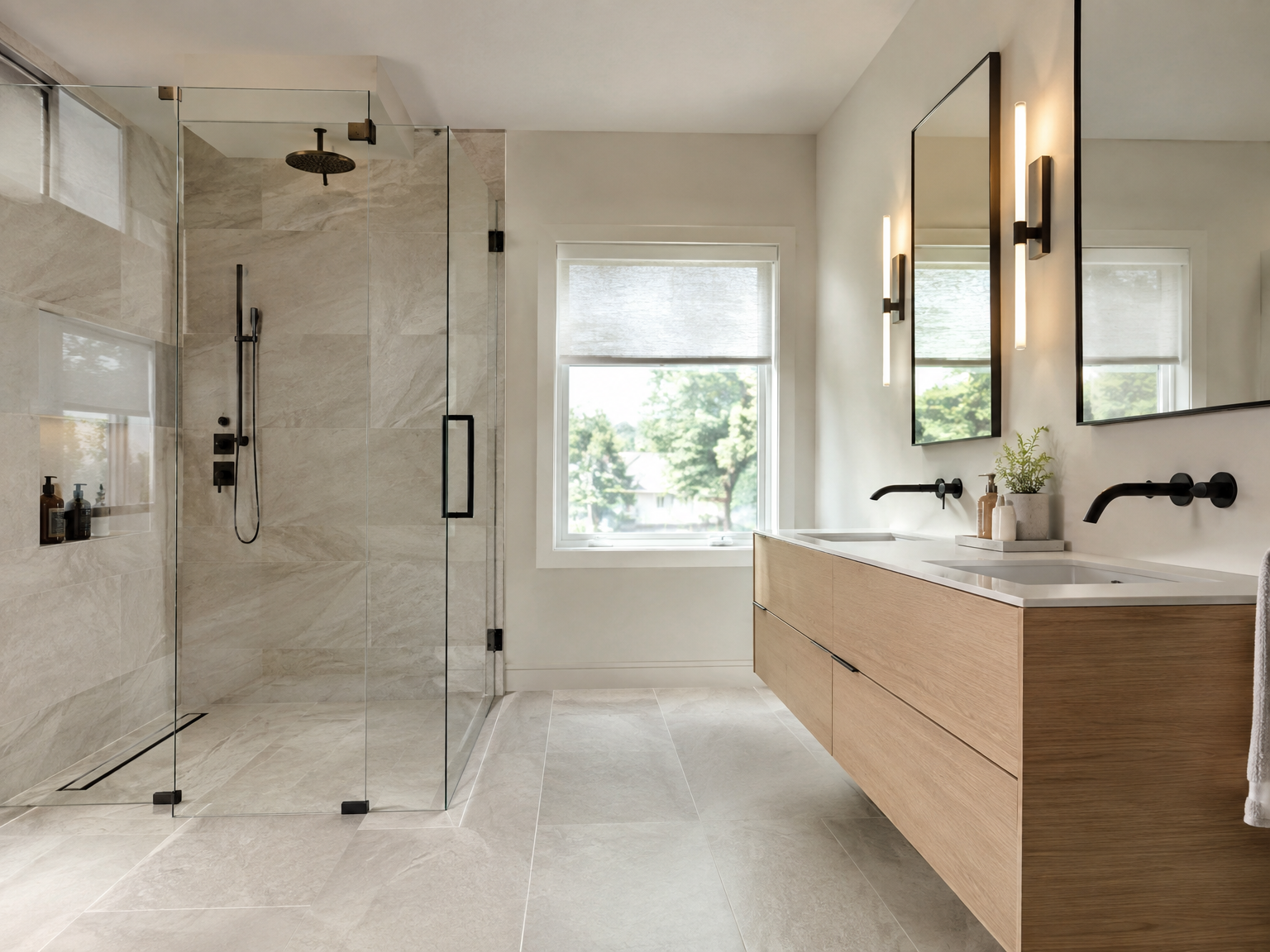 Renovated bathroom