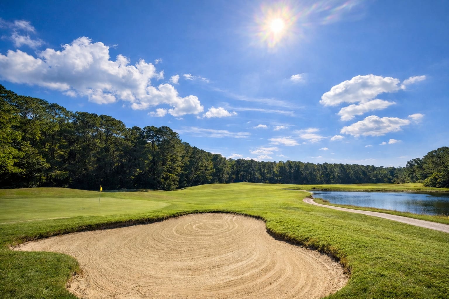 Bluffton Golf Club instruction-focused course view for lessons messaging