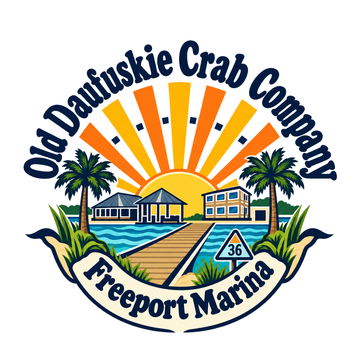 Old Daufuskie Crab Company at Freeport Marina logo
