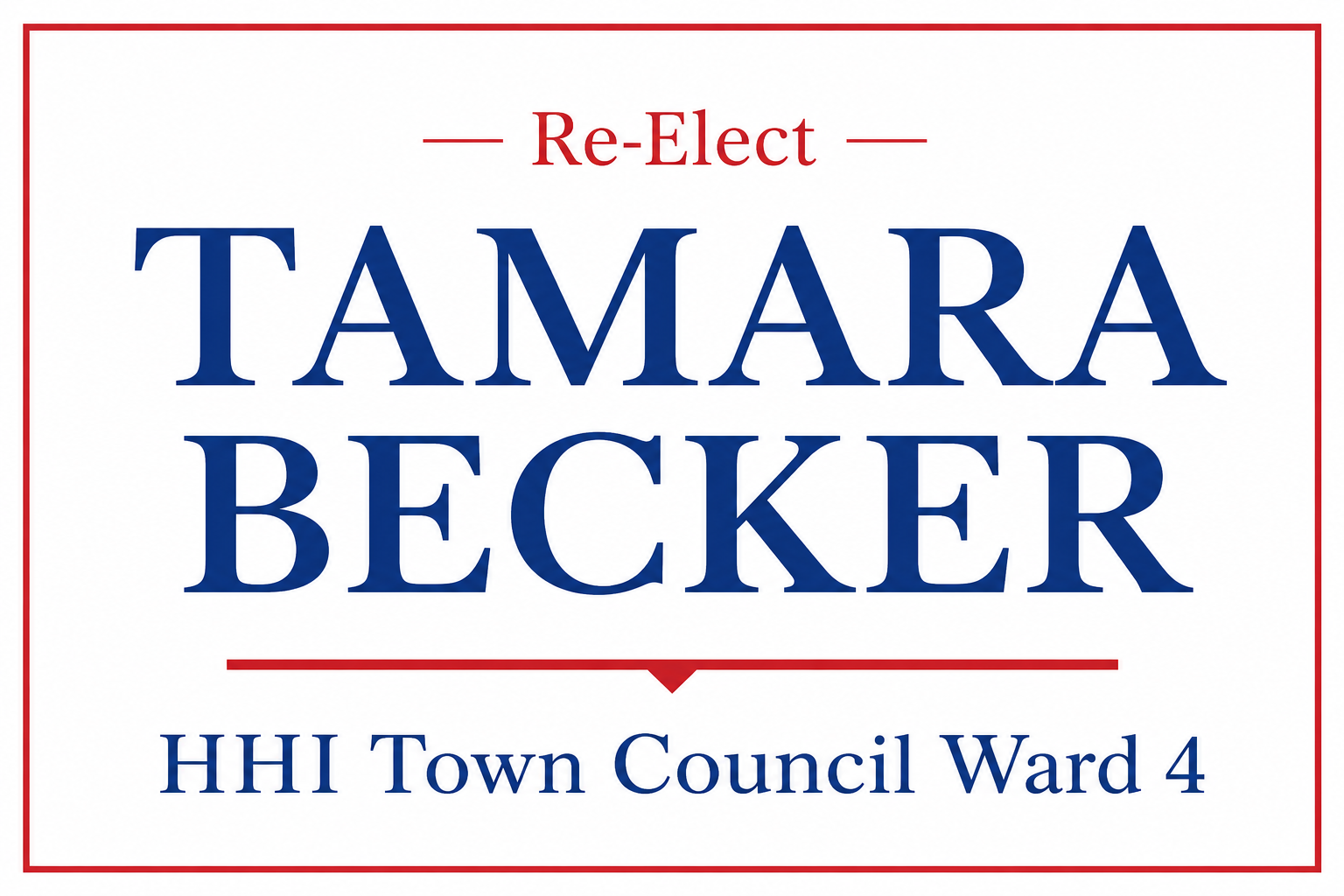 Tamara Becker for Ward 4