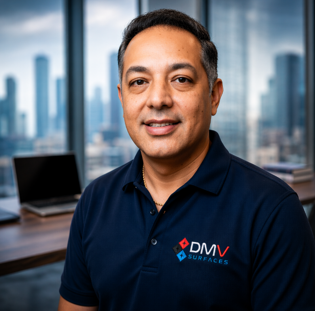 Arash Moazzez — Founder & Principal, DMV Surfaces